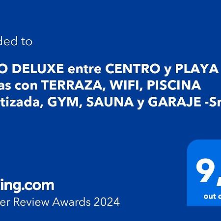 Atico Deluxe Entre Centro Y Playa Salinas Con Terraza, Wifi, Piscina Climatizada, Gym, Sauna Y Garaje -Smart Tv Roquetas de Mar Luaran gambar