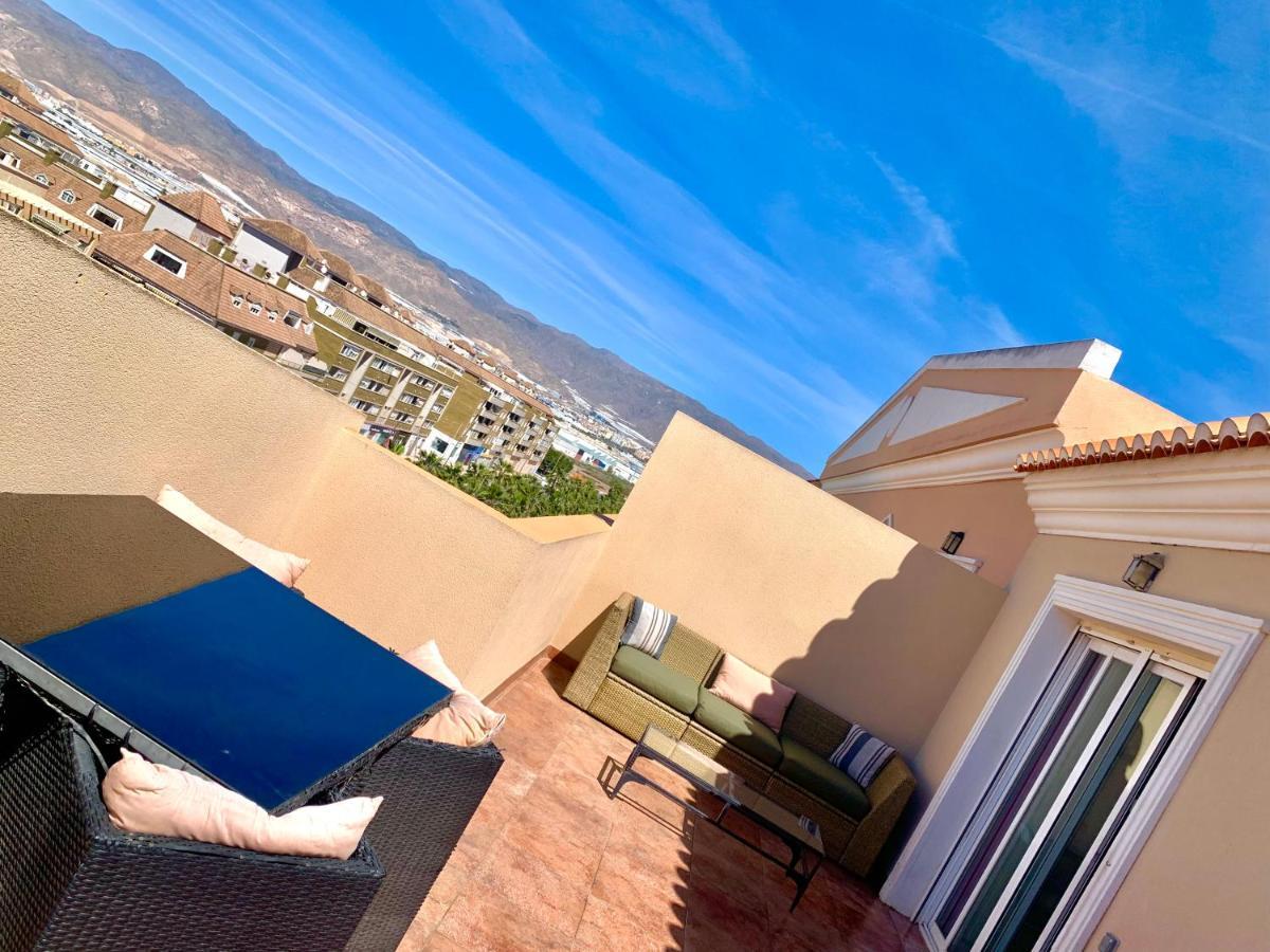 Atico Deluxe Entre Centro Y Playa Salinas Con Terraza, Wifi, Piscina Climatizada, Gym, Sauna Y Garaje -Smart Tv Roquetas de Mar Luaran gambar