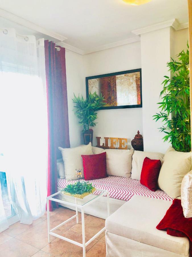 Atico Deluxe Entre Centro Y Playa Salinas Con Terraza, Wifi, Piscina Climatizada, Gym, Sauna Y Garaje -Smart Tv Roquetas de Mar Luaran gambar